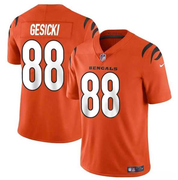 Youth Cincinnati Bengals #88 Mike Gesicki Orange Vapor Untouchable Limited Stitched Jersey Dzhi->youth nfl jersey->Youth Jersey